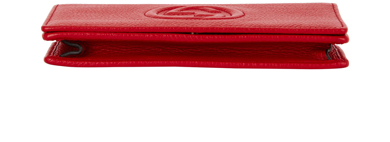 Interlocking G Crossbody Bag, &pound;450, Handbags, Red, Leather, Top view